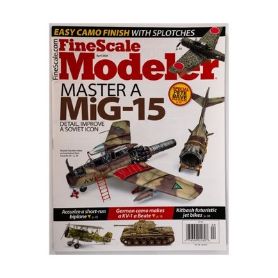 Fine Scale Modeler  Vol. 38, #4 ''Master a MiG-15, Accurize a Short-Run  Mag VG+