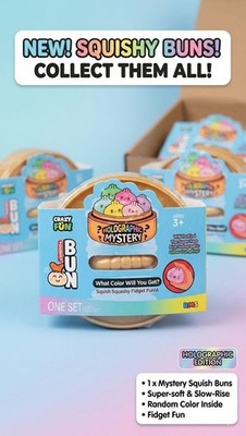 Crazy Fun Rainbow Mystery Squishy Bun Mystery Knödel