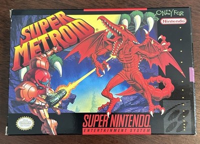 Super Metroid SNES Complete In Box CIB Authentic Nintendo Super Nintendo Tested