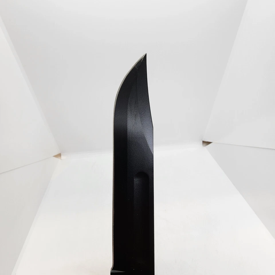 Cuchillo y Funda de Cuero Marcada "Ka- Bar Olean, Nueva York USMC" Hermoso Estado Foto 3 de 4