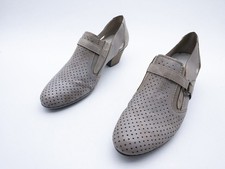 Rieker Donna Décolleté Calzatura Estiva Scarpe Col Tacco pelle Beige Tgl 42 Eu