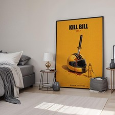 Stampa artistica Kill Bill Vol.1 Art Minimal Movie Art | Poster film | Tela e incorniciato
