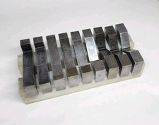 Toolmaker made 9pc Mill Angle Blocks Surface Grinding 3 1/2 x 5/8 - 5 To 45 Deg.