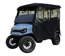 White Marine Grade Vinyl Golf Cart Enclosure for EZGO Liberty Personal Vehicles