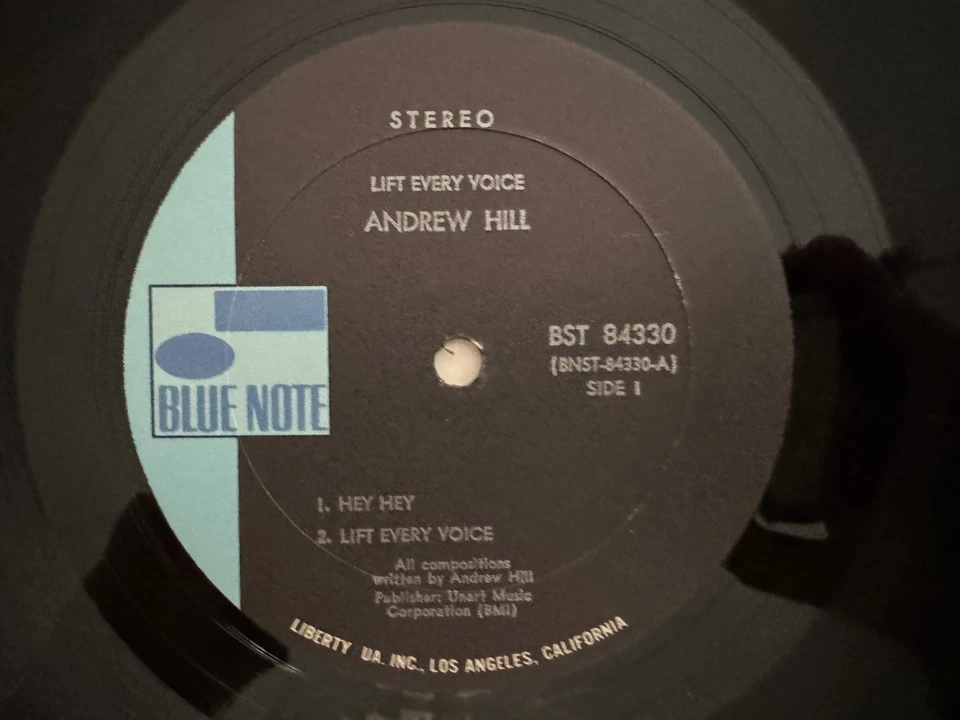 Andrew Hill "Lift Every Voice" LP - Blue Note BST 84330 Van Gelder - PROMO CLEAN - Image 3 of 4