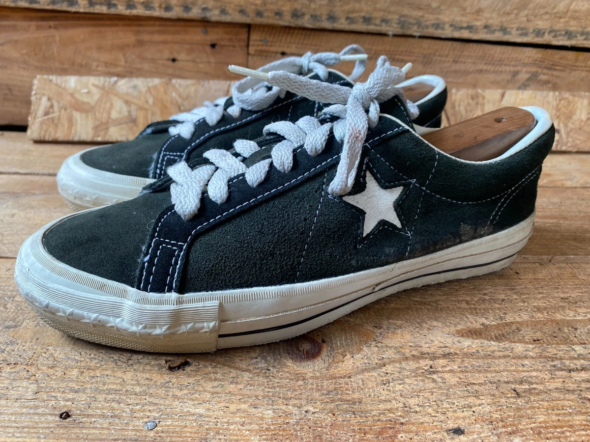 CONVERSE 90s インテリア　非売品　ONE STAR/ALL STAR Vintage 80-90's converse one star,suede low top sneakers made in