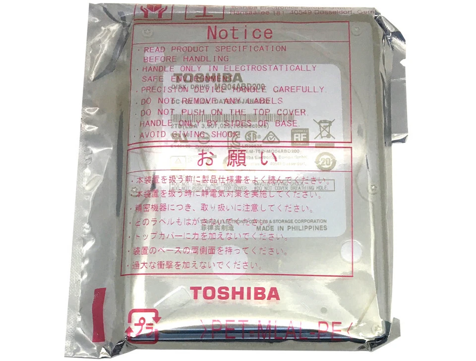 TOSHIBA 2TB MQ04ABD200 5400RPM 16MB 9.5mm 2.5" SATA 6Gb/s Internal Hard Drive - Image 4 of 4
