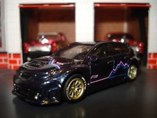 RUEDAS Y NEUMÁTICOS NITTO SUBARU WRX STI EDICIÓN PERSONALIZADA 1/64 HW PERSONALIZADOS RADIOS DORADOS