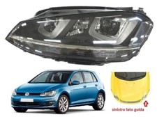 FARO FANALE PROIETTORE SX XENON D3S-H7 LED AFS VW GOLF 7 2012-2016 PAR/NERA GTD