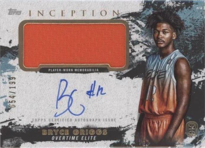 2021-22 Topps Inception OTE Overtime Elite - Bryce Griggs #IAPC-BG2 - 1 of 2