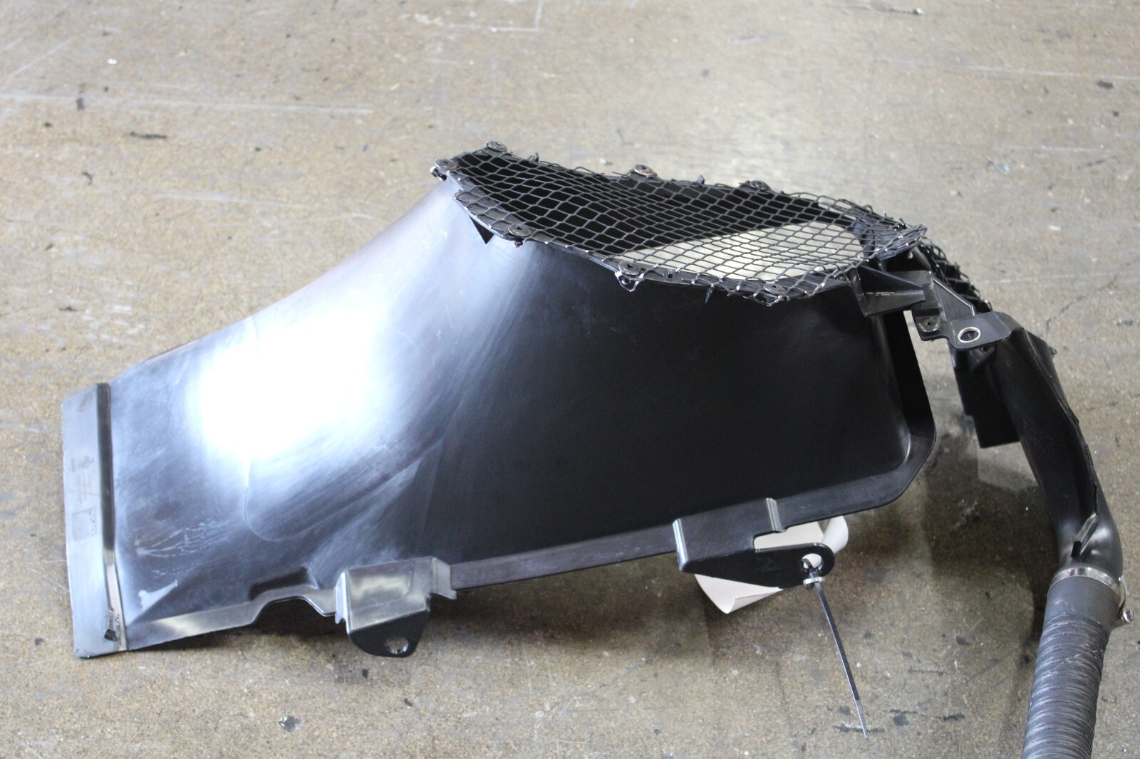 Ferrari F8 Tributo, RH, Right, Lateral Air Intake Duct, Dmg, Used, P/N 908377