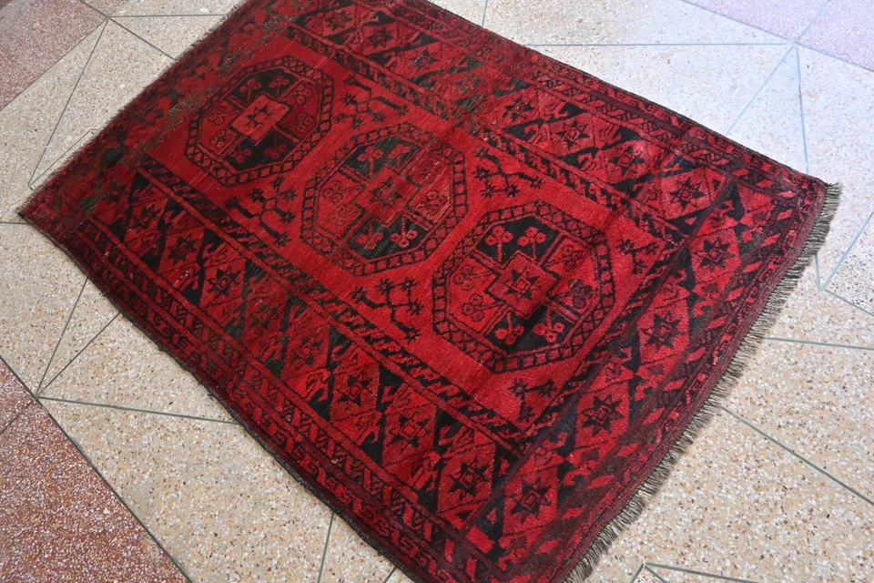 Afghan Turkmani Rug - Imagem 3 de 4