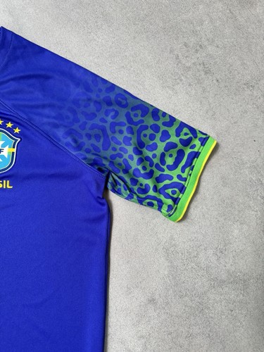 Nike Brazil 2022 Soccer Jersey Boys Size XL Blue Football - Picture 4 of 16