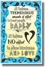 It Takes A Tremendous Amount - NEW Classroom Motivational Quote Poster