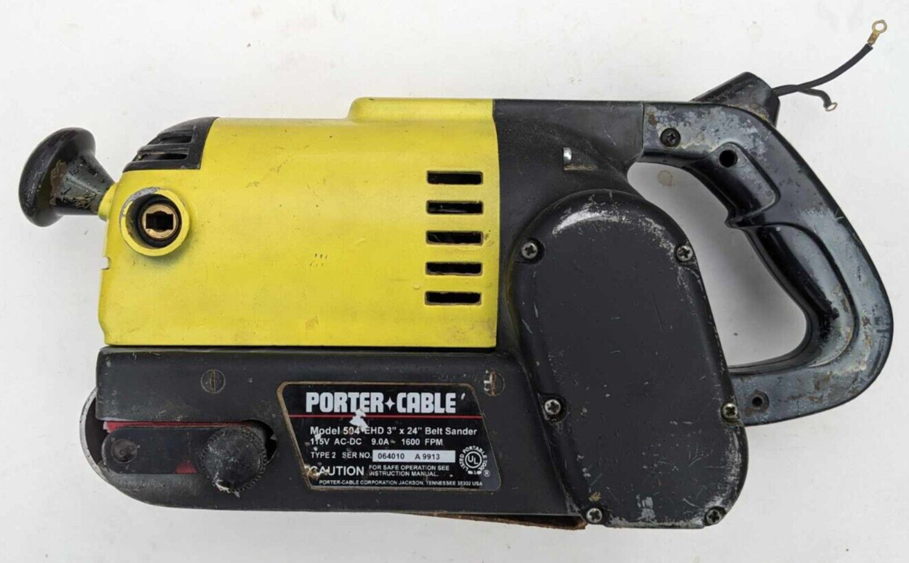Porter Cable Model 504 EHD Type A2 3" Belt Sander for Parts eBay