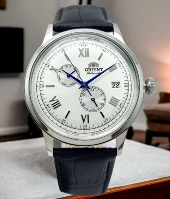 Orologio ORIENT RA-AK0701S da Uomo Bianco Antico in Acciaio