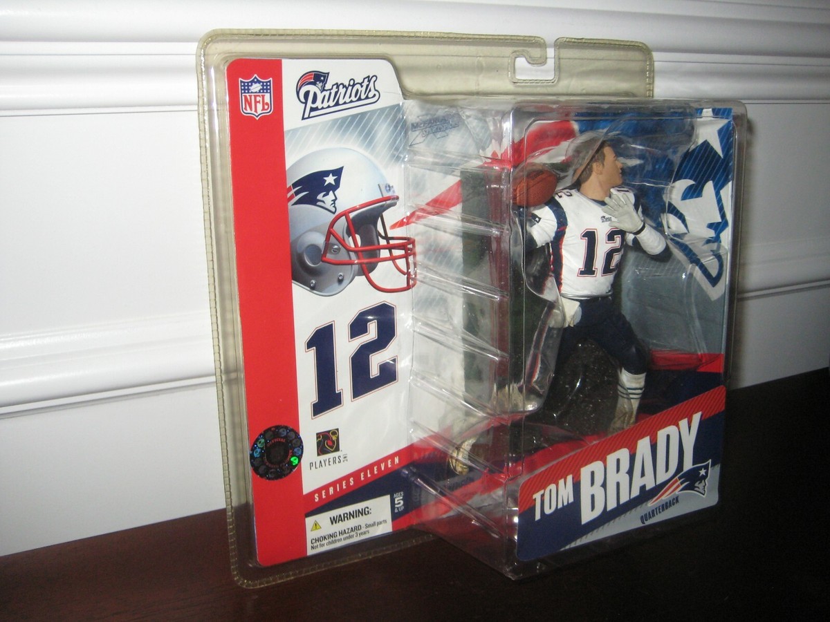MCFARLANE NFL 11 TOM BRADY NO HELMET NO EYE BLACK SUPER CHASE