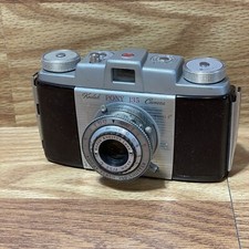 Vintage Silver Kodak Pony 135 Model C Camera 44mm f/3.5 Anaston Lens