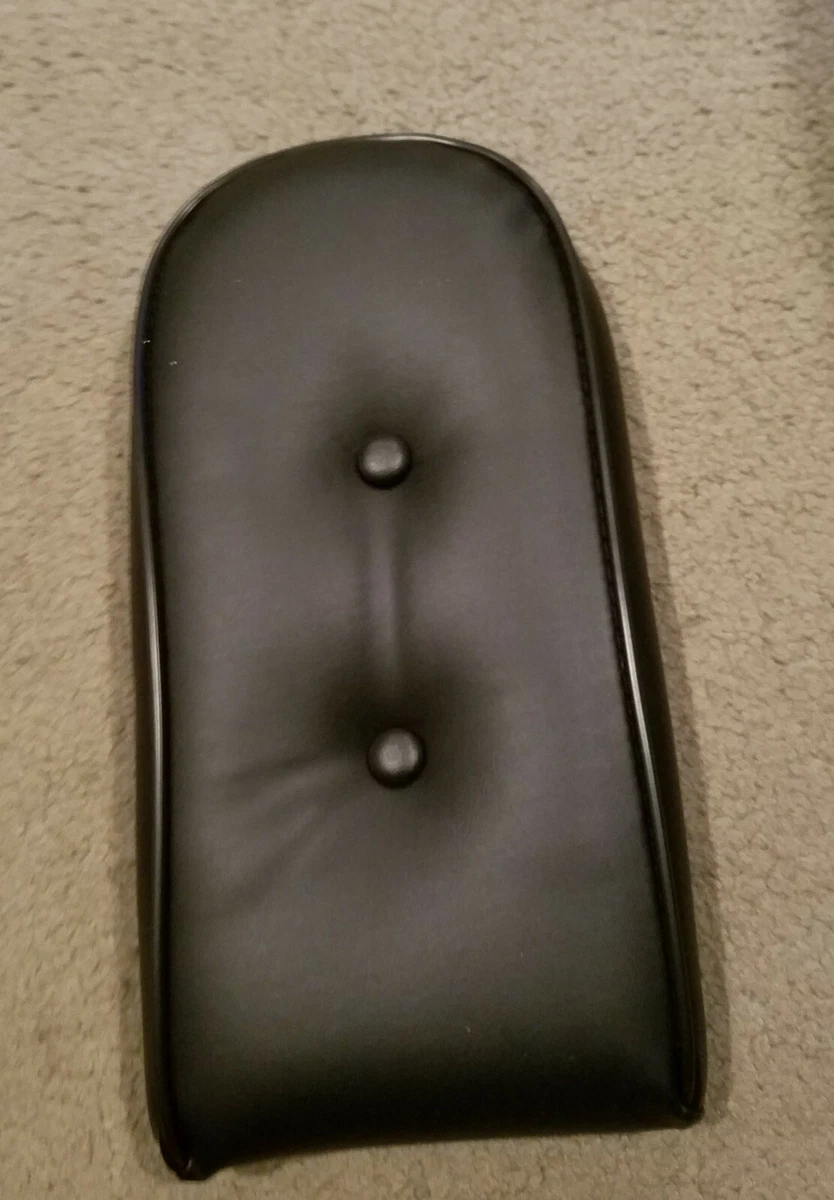 SISSY BAR BACK REST CUSHION PAD BLACK FOR BICYCLES W SISSYBAR