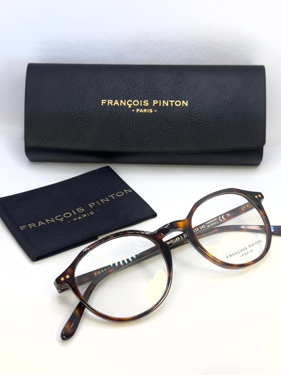 ツーポイントメガネフレーム　未使用品　FRANCOIS PINTON PARIS New FRANÇOIS PINTON Traveller 2 Zz Handmade in France 49-19-145