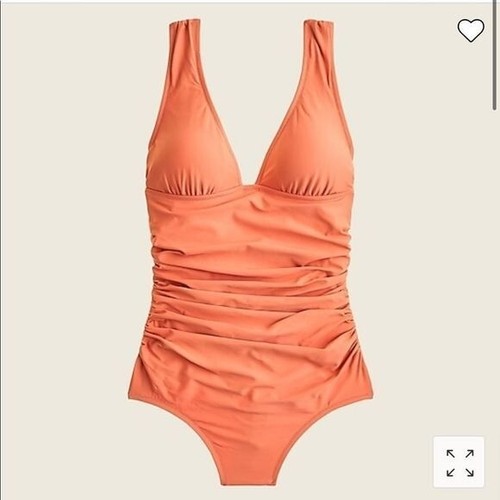 J. Crew Ruched femme onepiece swimsuit Item B6819 Size 0 SKU 619