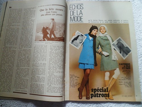ECHO DE LA MODE N°40 05/10/1969 Mode Couture Tricot - Imagen 3 de 5
