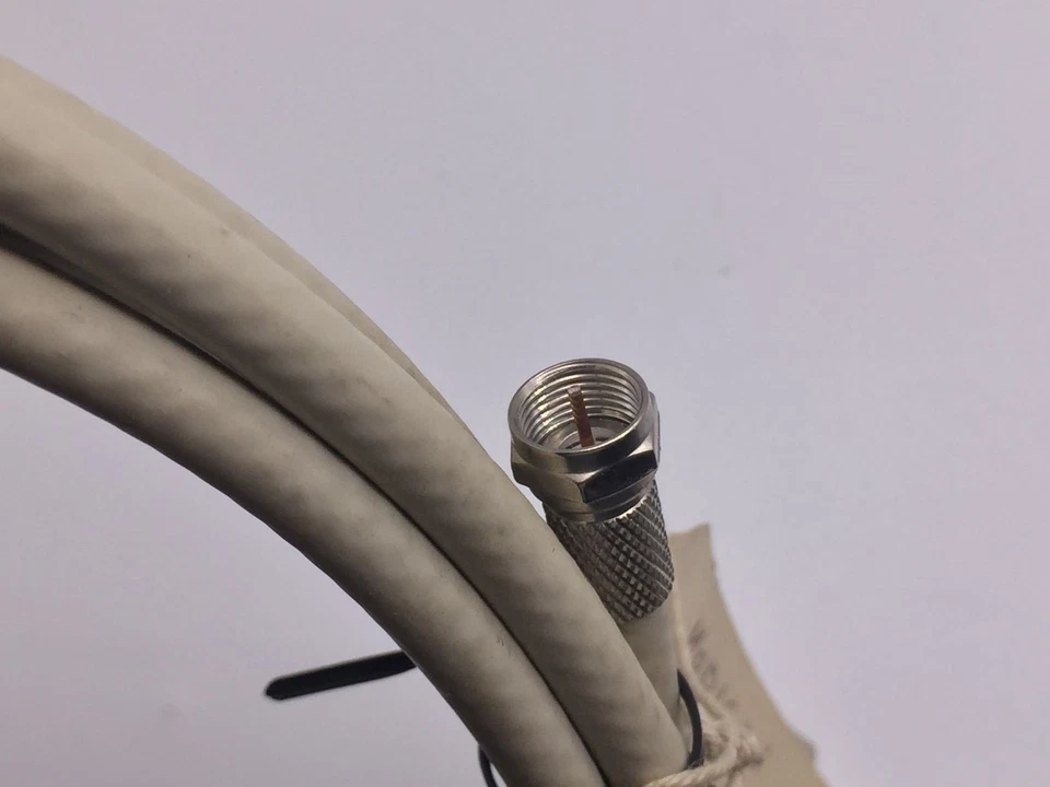  Modicon NWC-97-5750-009 Drop Cable w/ F Connector 9Ft  - Image 2 of 3