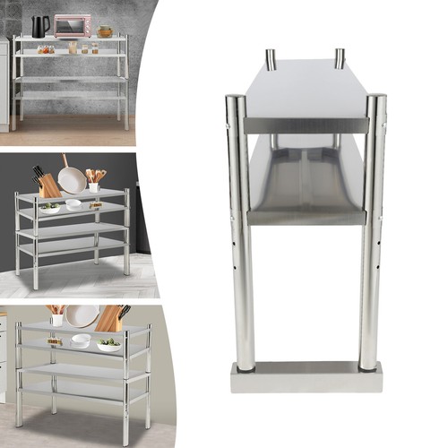 Scaffale 2/4/5 Livelli Scaffale Cucina Scaffale Portaoggetti Organizzatore Acciaio Inox - Foto 24 di 58