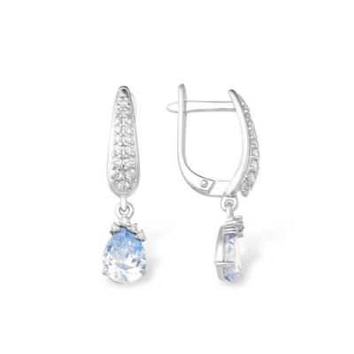Earrings earrings 925 silver cubic zirconia stone women jewelry real jewelry 