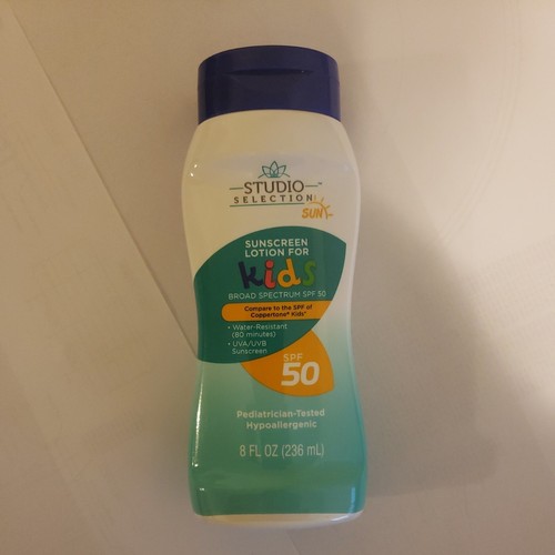 Studio Selection Kids Hypoallergenic sunscreen SPF 50 Lotion 8 Oz FREE SHIP eBay