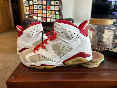 Air Jordan 6  Shoe Mens 9 Retro Maroon/White‎ Sportwear Basketball Streetwear Nike Air Jordan 6 VI Retro Maroon White 2015 384664-116 Mens  main image 3