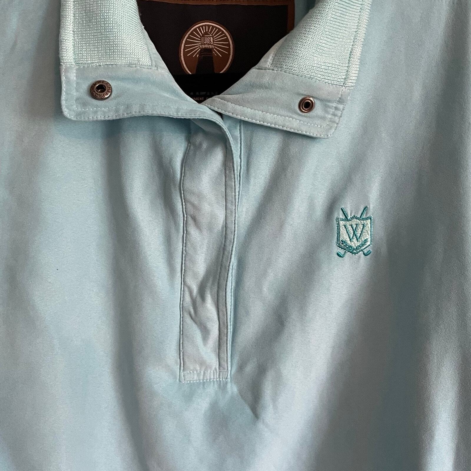 Weatherproof Quarter Snap Golf Pullover Size Large - image 3