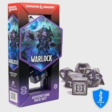 Warlock Class Dice - Set of 16 Purple - Sirius Dice D&D RPG