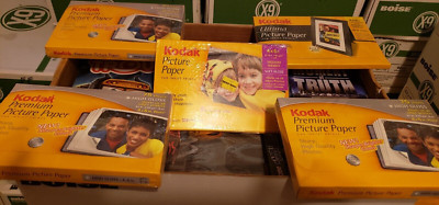Kodak Premium Picture Paper High Gloss 4x6 225 Sheets PLUS 2 Bonus Packs..SEALED