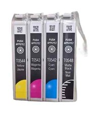 Genuine EPSON Ink T0544 T0543 T0542  T0548  Ink Cartridges New. Free Delivery 