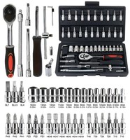"SteckschlüSsel Set 1.4\", Ratschen Set Mit 46 Teilen, Reparatur, Werkzeug, Koffer"
