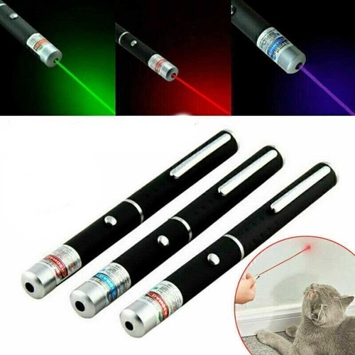 3Pack Laser Pointer Pen Green Purple Red Light Visible Beam Lazer For office Pet - Picture 9 of 10