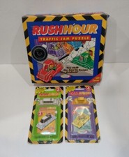 Vintage Rush Hour Traffic Jam Puzzle 1996 Card sets 3 4 New Binary Arts 1999