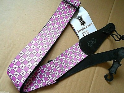 Levys Small Skulls Polyester 2 Zoll breit Akustik/E-Gitarrengurt UVP £21,99