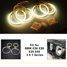 For Bmw E46 E39 E38 E36 Angel Eye Halo Light Ring Ccfl Yellow Warm White For Bmw E46 E39 E38 E36 Angel Eye Halo Light Ring Ccfl Yellow Warm White