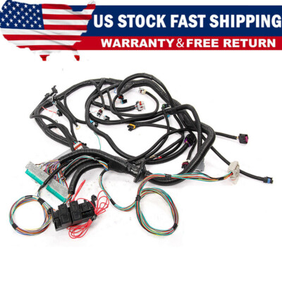 Fit LS Vortec 2003-2007 TRUCK Stand Alone Wire Harness 4L80E 4.8L 5.3L 6.0L DBW