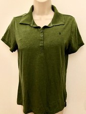 Mossimo Girl  s T-Shirt w Collar Sage Green Owl Logo Soft Fine Knit New No Tags