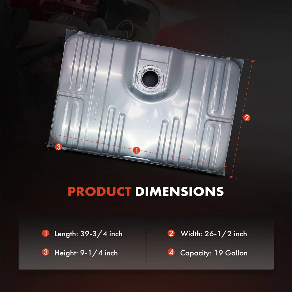 Tanque de combustible de 19 galones para Chevrolet Impala Caprice Buick LeSabre Pontiac Cadillac Foto 4 de 4