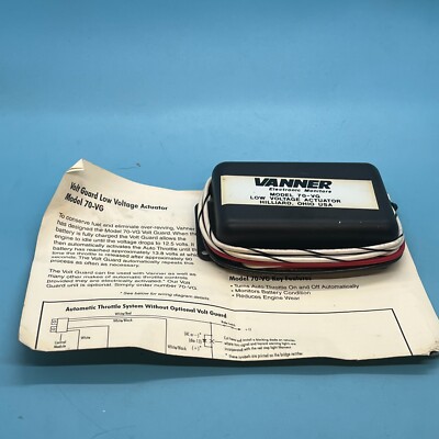 Vanner 70-VG Low Voltage Actuator