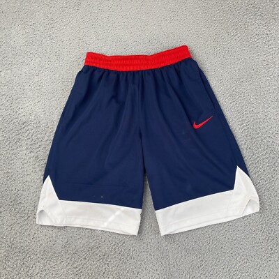 Nike Shorts Mens Medium (meas 27x10) Dri Fit Red White Blue