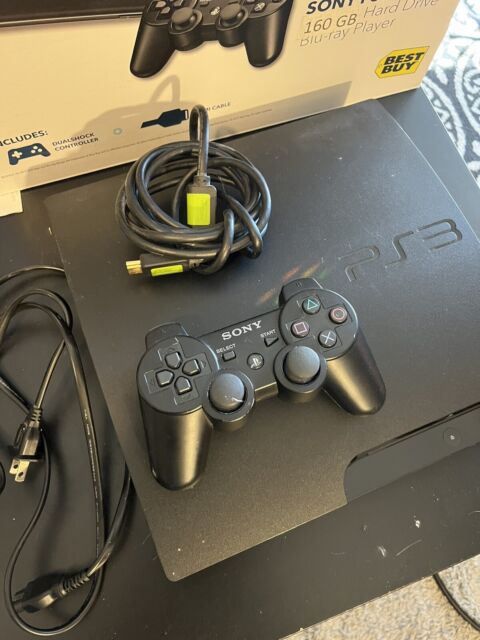 テレビ/映像機器 その他 Sony PlayStation 3 Slim Launch Edition 320GB Console - Charcoal 