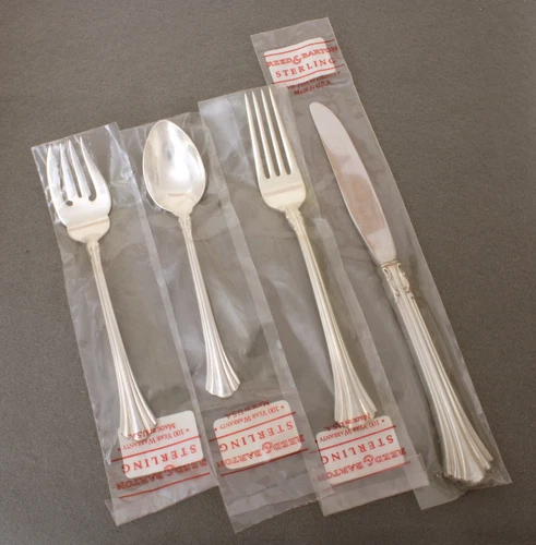 Sterling Reed & Barton 18th Eighteenth Century 4 Piece Place Setting New Sealed