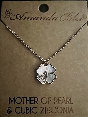 Amanda Blu Rose gold Hearts Flower Necklace  90323