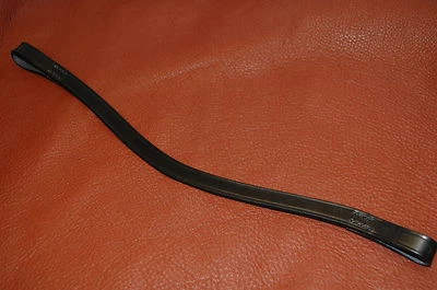 Einfaches, englisches wellenförmiges Stirnband aus Leder 1/2" zum Abdecken oder Dekorieren