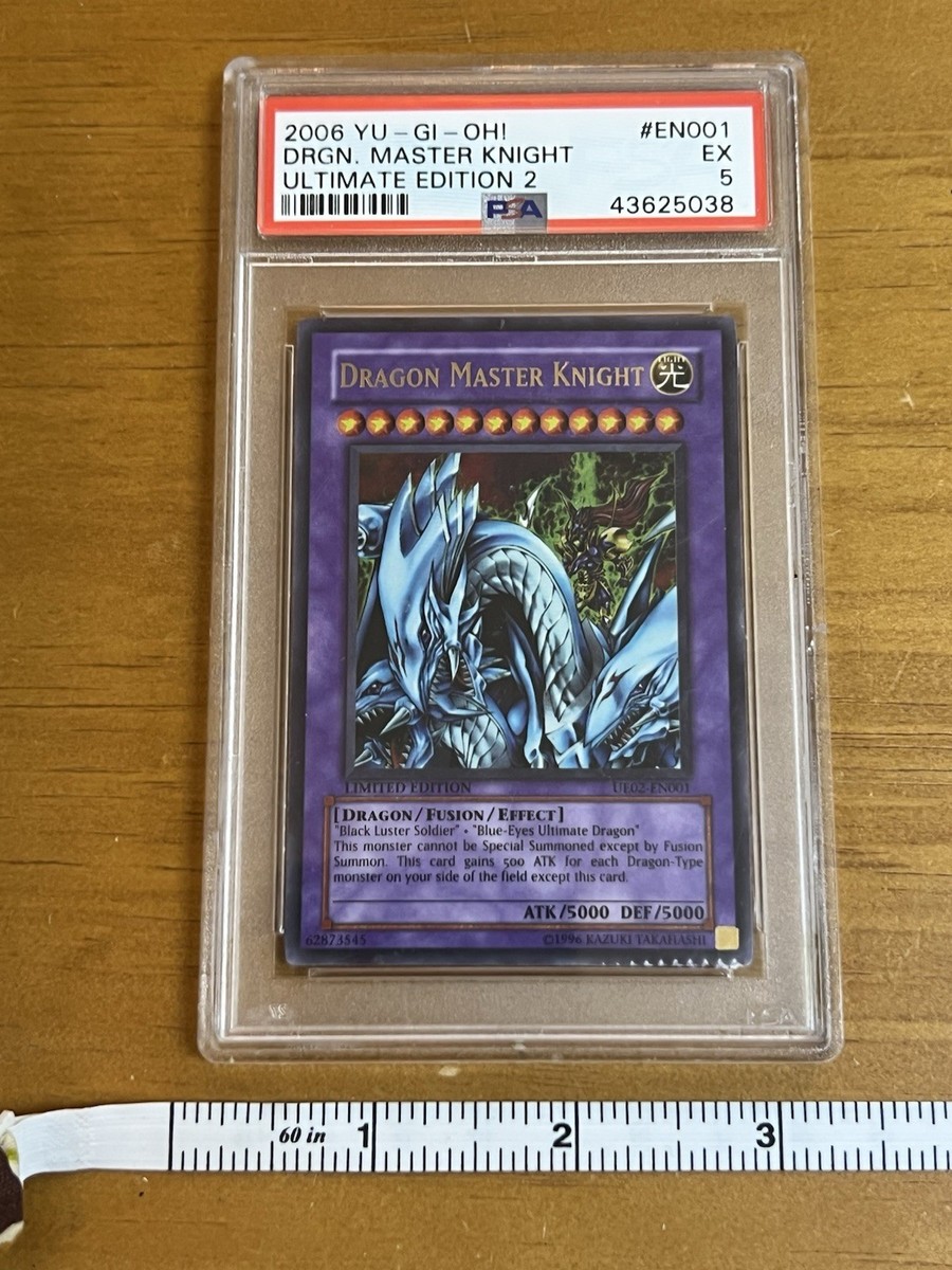 YUGIOH PSA 5 2006 Dragon Master Knight UE02-EN001 Ultra Rare | eBay